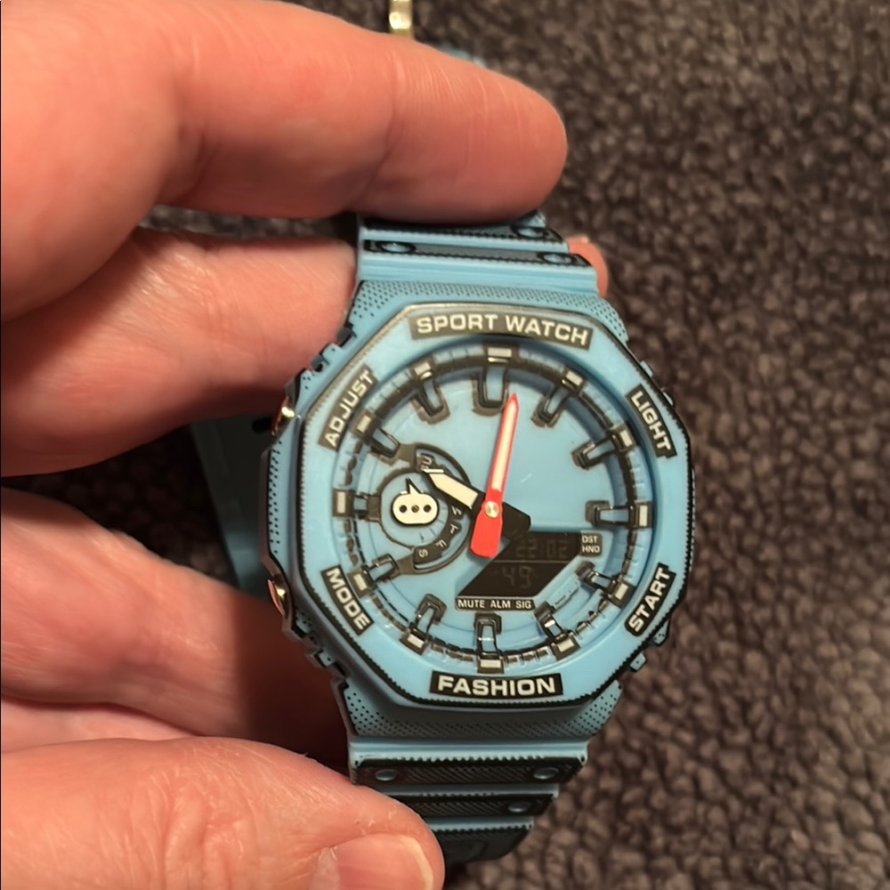 Blue Sport Watch